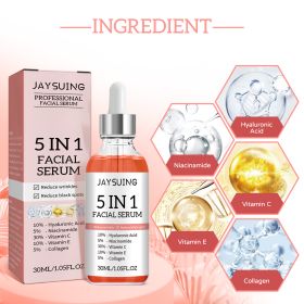 5 In 1 Facial Essence Moisturizes Skin, Tightens Skin, Lightens Spots, Acne, And Beautifies Skin Essence (Option: 3pcs)