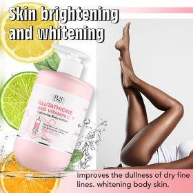 AILKE Vitamin C Lotion. Advanced Brightening Cream. Whiten Serum Remove Melanin, Age Spots, Dark Spots On Face, Hands, Body. (Color: Body Lotion 500ML)