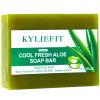 KYLIEFIT Cool Fresh Aloe Soap Bar, Reduce Acne and Black Spots, Clean Skin, Oil Control, Exfoliation, For Face And Body Use