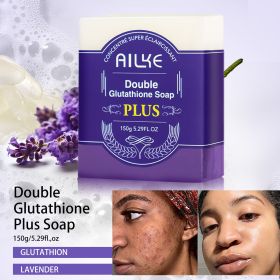 AILKE Glutathione Lighten Body Lotion, Moisturizing, Hydration, Even Skin tone, Improve Dark & Black Skin, Support Private logo (Color: Soap)