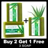 Aloe Brightening Soap Bar, Reduce Dark Spots, Sun Spots, Acne, Oil Control, Clean Stains, Exfoliation, For Face and Body