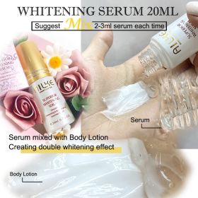 AILKE Whitening And Moisturizing Body Lotion,Suitable For Dry And Black Skin Type,with Pump Huge Bottle 500ml Korean Cosmetics (Color: SERUM)